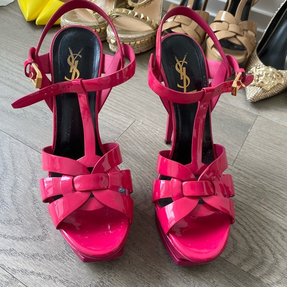YSL tribute patent Fuchsia pink - Picture 1 of 4